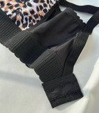 لباس زیرسوتین تک پلنگی بدون فنرسایز بزرگ داخل نخ کتان کش پهن سایز 90,95,100