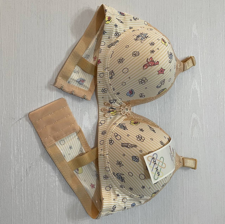 لباس زیر توکان (سوتین عروسکی اسفنجی دخترتکونه با کاپ کوچیک بدون فنر سایزه ۸۰