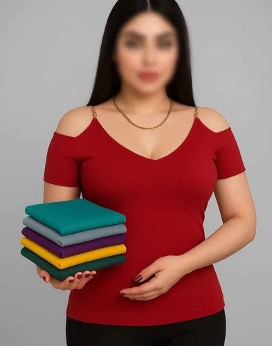 تاپ زنجیری سر شانه خالی